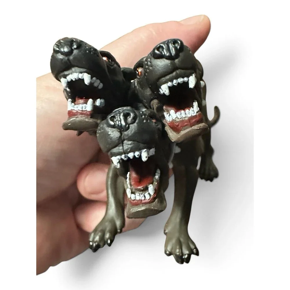 Papo 2010 Cerberus 3 Headed Dog Fantasy Creature Figure